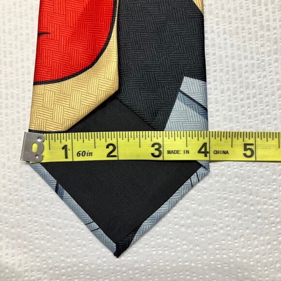 USPS Looney Tunes Stamp Collection 4" Neck Tie 1997 Taz Tasmanian Devil - Picture 8 of 9